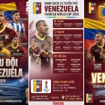 Chiều sâu đội hình tuyển Venezuela năm 2026 với các trụ cột như Salomón Rondón, Yeferson Soteldo và Jon Aramburu do chuyên trang Thapcamtv tổng hợp.