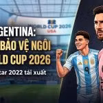 Đội hình Argentina tham dự World Cup 2026 với sự góp mặt của Lionel Messi Lautaro Martinez và Julian Alvarez tại Thapcamtv