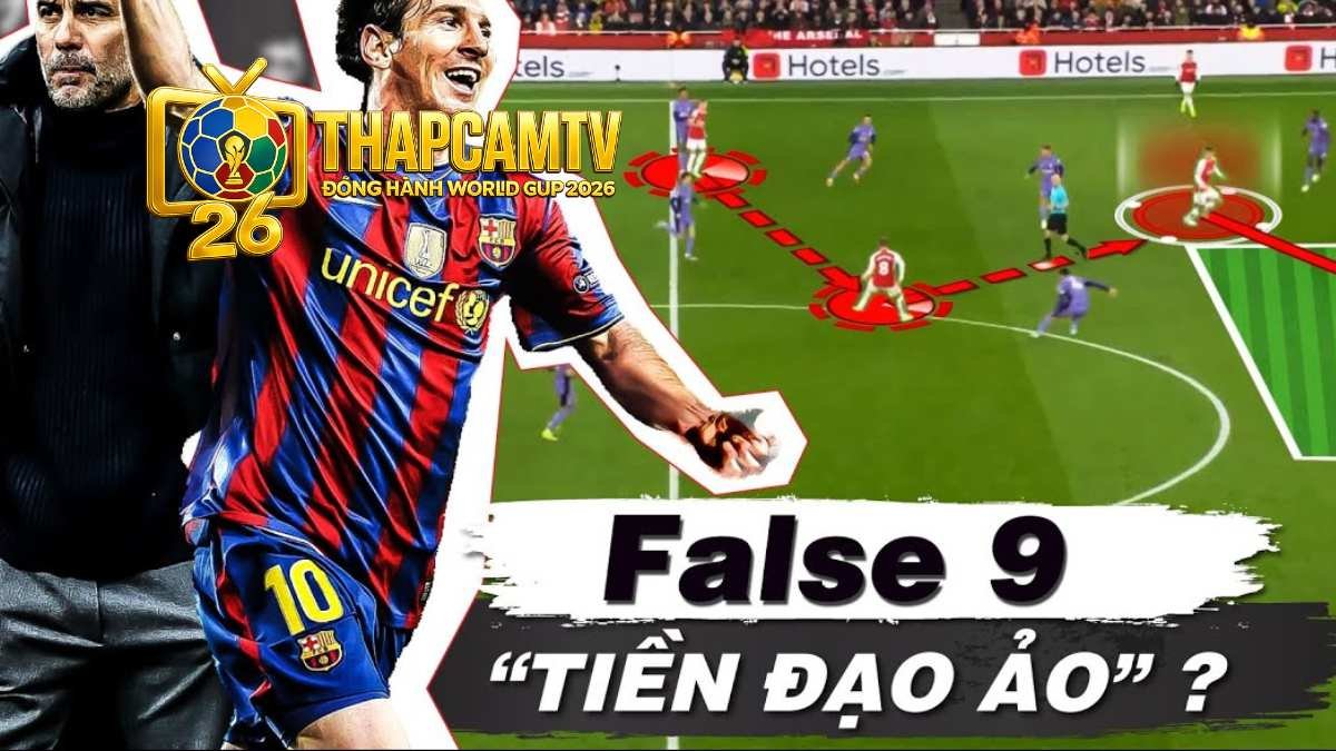 Số 9 ảo là vị trí tiền đạo có xu hướng lùi sâu tham gia xây dựng lối chơi